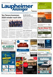 02.03.2025 Laupheimer Anzeiger