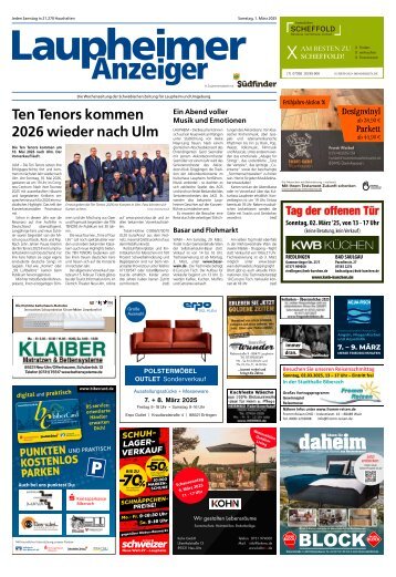 02.03.2025 Laupheimer Anzeiger