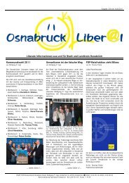 Liberale Informationen aus und für Stadt und Landkreis Osnabrück ...