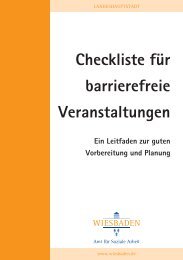 Checkliste für barrierefreie Veranstaltungen - Wiesbaden ...