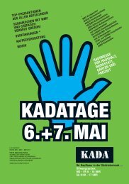 WERKZEUG + MASCHINENTAGE 11. + 12. NOV. - Kada