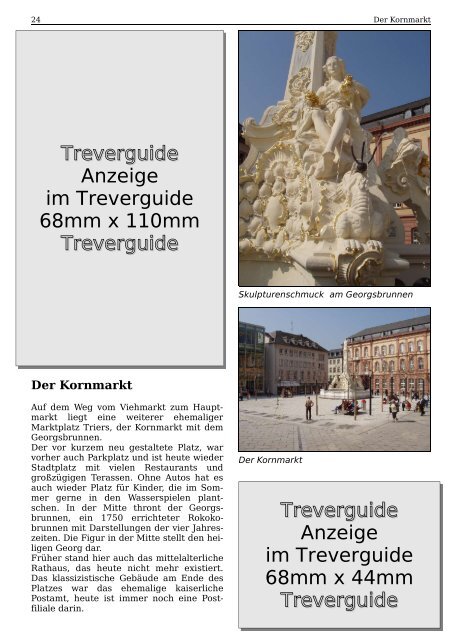 STADTFÜHRER TRIER - Treverguide, der kostenlose Stadtführer ...