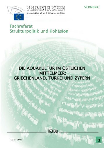 die aquakultur im östlichen mittelmeer: griechenland, türkei und ...