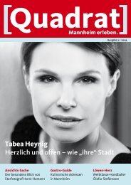 Tabea Heynig Herzlich und offen - Tourist Information Mannheim