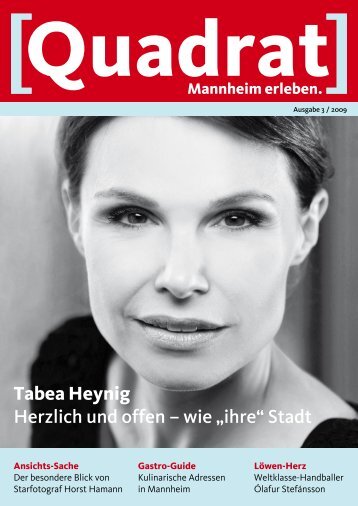 Tabea Heynig Herzlich und offen - Tourist Information Mannheim