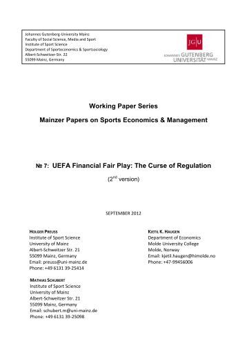 faculty research working paper series faculty research working paper series
