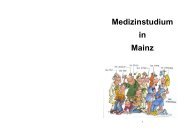 Medizinstudium in Mainz - Hartmannbund