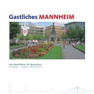 GastlichesMANNHEIM - Tourist Information Mannheim