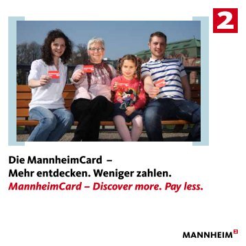 Die MannheimCard - Tourist Information Mannheim