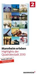 Mannheim erleben Highlights der Quadratestadt 2010 - Tourist ...