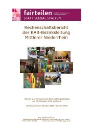 Deckblatt Rechenschaftsbericht pdf - KAB Mittlerer Niederrhein