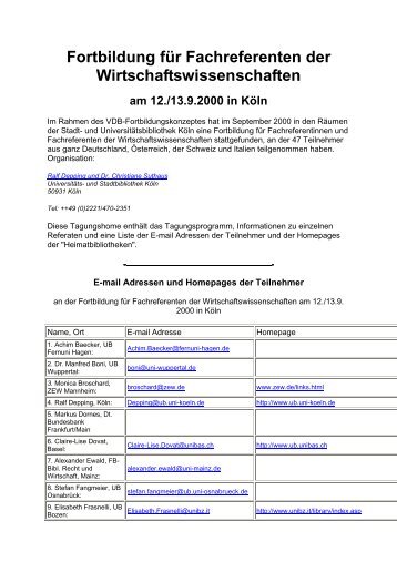 Programm - Bibliothek der Universität Konstanz