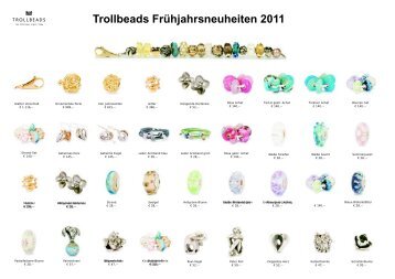 Trollbeads Frühjahrsneuheiten 2011 - Juwelier Kain