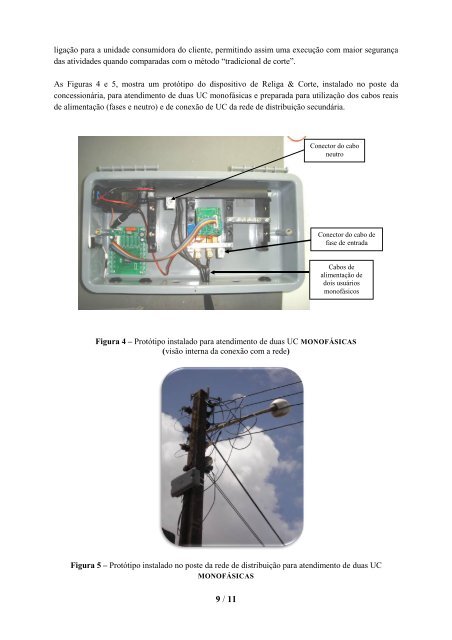 Sistema de Religamento & Corte de Unidades Consumidoras - KNBS