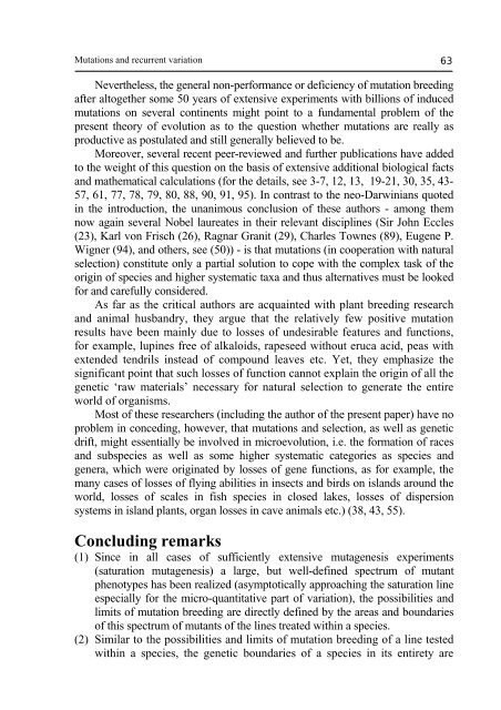 3 Mutation breeding, evolution, and the law of recurrent variation