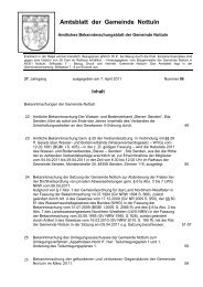 Bekanntmachung - Gemeinde Nottuln