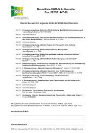 DGfZ-Schriftenreihe 1-42 Bestellblatt