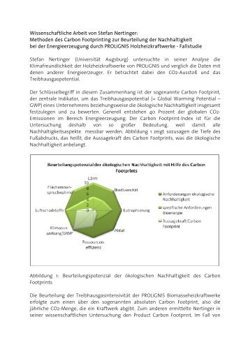 Wissenschaftliche Arbeit von Stefan Nertinger: