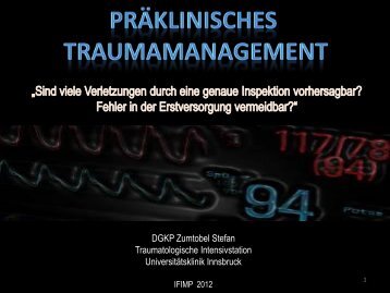 DGKP Zumtobel Stefan Traumatologische Intensivstation ...