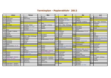 Terminplan Papier 2012 1. Hj. - Julbach
