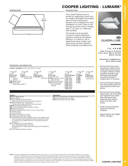 cooper lighting - lumark