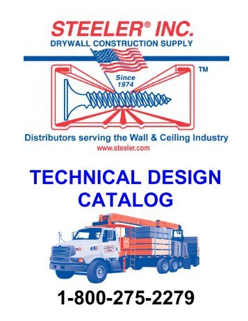 TECHNICAL DESIGN CATALOG 1-800-275-2279 - Steeler Inc.