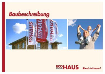 Baubeschreibung ansehen - ECO System HAUS