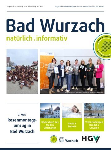22.02.2025 Bürger- und Gästeinformation Bad Wurzach