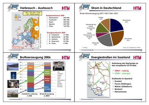 Der Strom kommt aus der Steckdose - Power Engineering Saar