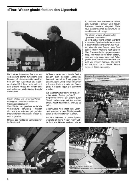 00 FCSdirekt 1/99 - FC Solothurn