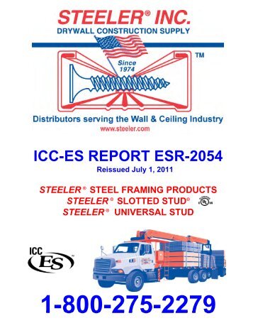 1-800-275-2279 - Steeler Inc.