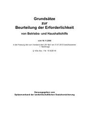 Grundsätze zur Beurteilung der Erforderlichkeit von Betriebs - Die ...