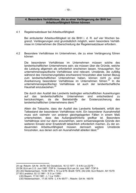 Grundsätze zur Beurteilung der Erforderlichkeit von Betriebs - Die ...