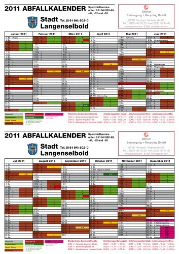 Sperrmülltermine - Stadt Langenselbold