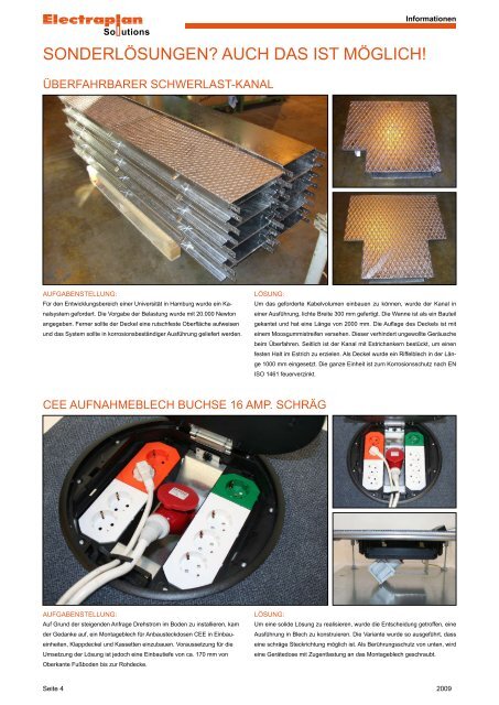 PrODUkTkaTalOG - Electraplan Solutions GmbH