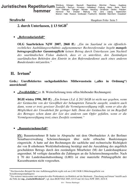 Vermögensdelikte: Schwerpunkt Betrug, § 263 StGB Teil 1