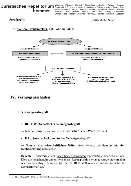 Vermögensdelikte: Schwerpunkt Betrug, § 263 StGB Teil 1