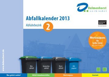 Abfallkalender 2013 - Stadt Delmenhorst