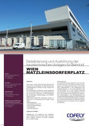 WIEN MATZLEINSDORFERPLATZ - COFELY Gebäudetechnik GmbH