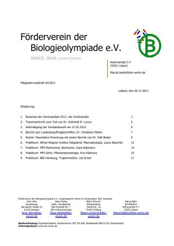 Förderverein der Biologieolympiade eV