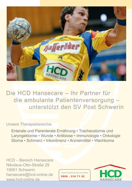 1. LIGA - SV Post Schwerin - Handball-Bundesliga