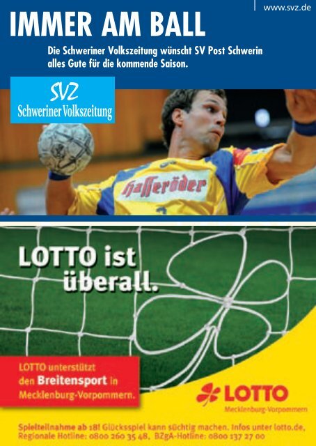 1. LIGA - SV Post Schwerin - Handball-Bundesliga