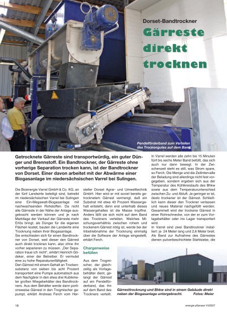 Grreste direkt trocknen - Dorset