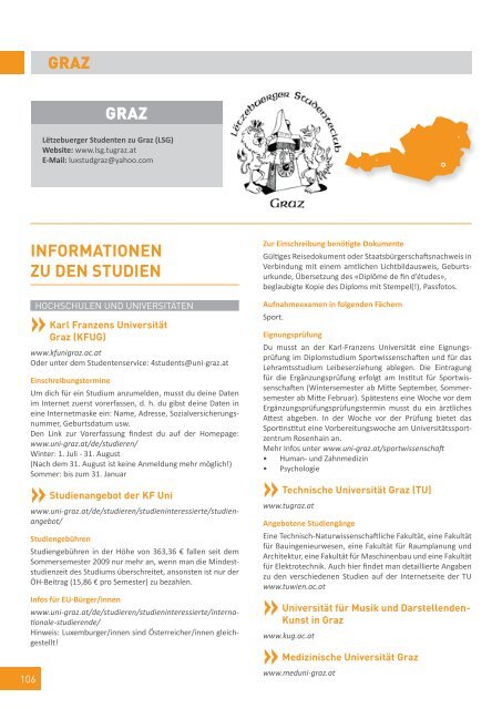 InForMATIonEn ZU DEn sTUDIEn - Portail du Grand-Duché de ...