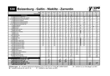 530 Boizenburg - Gallin - Nieklitz - Zarrentin