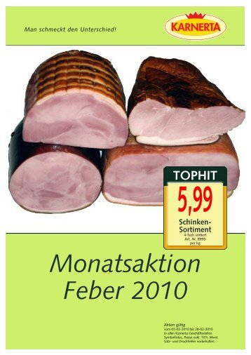 Monatsaktion Feber 2010 - Karnerta