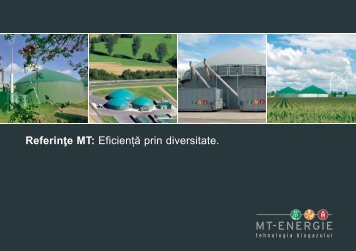 Referinţe MT: Eficienţă prin diversitate. - MT-Energie GmbH