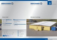 Data sheet Modular buildings - Drehtainer.com