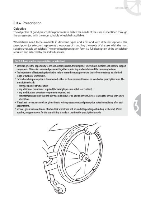 Manual Wheelchairs - World Health Organization