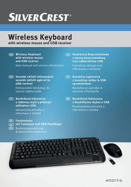 Wireless Keyboard - Targa Service Portal